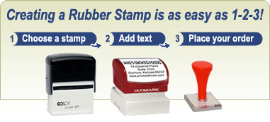 Create your Rubber Stamps Online - Self Inking, Date Stamps etc